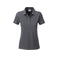 Polo orgánico mujer JN8009. Color black/heather.