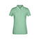 Polo orgánico mujer JN8009. Color jade green.