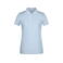 Polo orgánico mujer JN8009. Color light/blue.