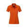 Polo orgánico mujer JN8009. Color dark/orange.