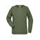 Sudadera orgánica mujer JN8021. Color olive.