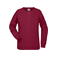 Sudadera orgánica mujer JN8021. Color wine.