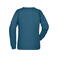 Sudadera orgánica mujer JN8021. Color petrol/melange.
