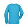 Sudadera orgánica mujer JN8021. Color turquoise.