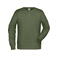 Sudadera org&aacute;nica hombre JN8022. Color olive.