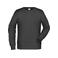 Sudadera org&aacute;nica hombre JN8022. Color black.