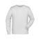Sudadera org&aacute;nica hombre JN8022. Color white.