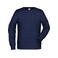 Sudadera org&aacute;nica hombre JN8022. Color navy.