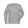 Sudadera org&aacute;nica hombre JN8022. Color grey/heather.