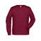 Sudadera org&aacute;nica hombre JN8022. Color wine.