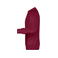 Sudadera org&aacute;nica hombre JN8022. Color wine.