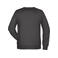 Sudadera org&aacute;nica hombre JN8022. Color graphite.