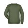 Sudadera org&aacute;nica hombre JN8022. Color olive.