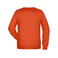 Sudadera org&aacute;nica hombre JN8022. Color orange.