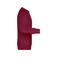Sudadera org&aacute;nica hombre JN8022. Color wine.