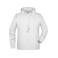 Sudadera con capucha orgánica hombre JN8024. Color white.
