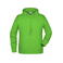 Sudadera con capucha orgánica hombre JN8024. Color lime/green.