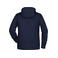 Sudadera con capucha orgánica hombre JN8024. Color navy.