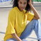 Camiseta oversize gruesa unisex JN8041. .