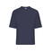 Camiseta oversize gruesa unisex JN8041. Color navy.