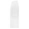 Camiseta oversize gruesa unisex JN8041. Color white.