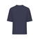 Camiseta oversize gruesa unisex JN8041. Color navy.
