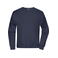 Sudadera oversize reciclada unisex JN8042. Color navy.