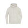 Sudadera con capucha y cremallera reciclada unisex JN8043. Color sandstone.