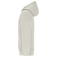 Sudadera con capucha y cremallera reciclada unisex JN8043. Color sandstone.