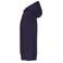 Sudadera con capucha y cremallera reciclada unisex JN8043. Color deep purple.