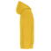Sudadera con capucha y cremallera reciclada unisex JN8043. Color sunflower.
