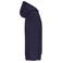 Sudadera con capucha y cremallera reciclada unisex JN8043. Color deep purple.
