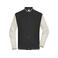 Beisbolera universitaria reciclada unisex JN8044. Color black/sandstone.