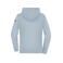 Sudadera con capucha reciclada mujer JN8045. Color milky blue.