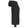 Sudadera con capucha reciclada mujer JN8045. Color black.