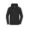 Sudadera con capucha reciclada hombre JN8046. Color black.