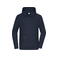 Sudadera con capucha reciclada hombre JN8046. Color navy.