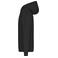 Sudadera con capucha reciclada hombre JN8046. Color black.