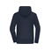 Sudadera con capucha reciclada hombre JN8046. Color navy.