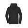 Sudadera con capucha reciclada hombre JN8046. Color black.