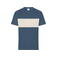Camiseta orgánica unisex JN8049. Color dusty blue/sandstone.