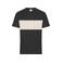 Camiseta orgánica unisex JN8049. Color black/sandstone.
