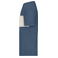 Camiseta orgánica unisex JN8049. Color dusty blue/sandstone.