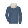Sudadera con capucha combinada unisex JN8051. Color dusty blue/sandstone.