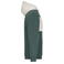 Sudadera con capucha combinada unisex JN8051. Color smoky green/sandstone.