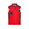 Chaleco softshell de trabajo multibolsillos hombre JN825. Color red/black.