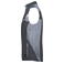 Chaleco softshell de trabajo multibolsillos hombre JN825. Color black/carbon.