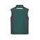Chaleco softshell de trabajo multibolsillos hombre JN825. Color dark/green/black.