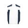 Chaleco softshell de trabajo multibolsillos hombre JN825. Color white/carbon.