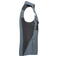 Chaleco softshell de trabajo multibolsillos hombre JN825. Color carbon/black.